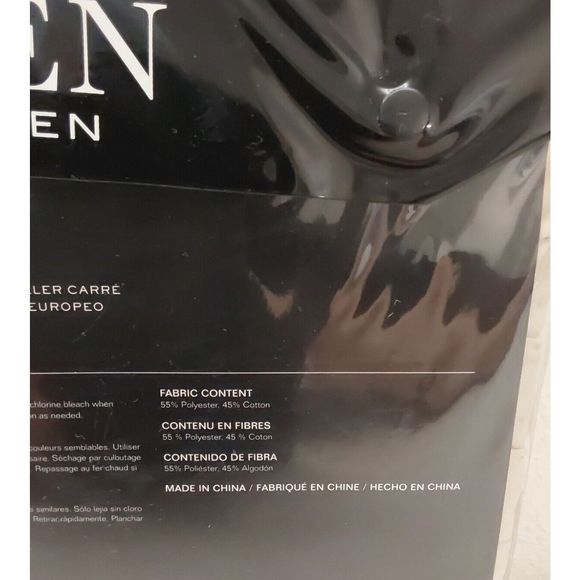 Ralph Lauren SPENCER METALASSE Cotton Blend Clay Tan European Pillow Sham 26x26" - Picture 9 of 10